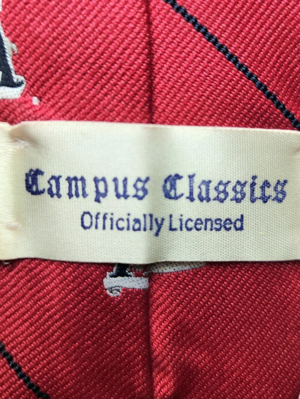 Campus Classics Vintage Alabama Crimson Tide Mens Necktie